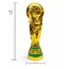Alternative view of Réplica Trofeo Copa del Mundo | 21 cm Zinc Dorado
