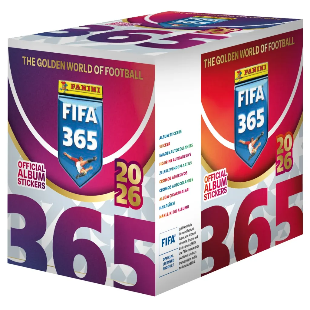 Caja Panini FIFA 365 2026 x50 sobres | Colección oficial de clubes