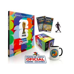 Combo Monas Premium Panini Mundial 2026 | Álbum Pasta Dura  | Preventa hasta el 20 de Abril