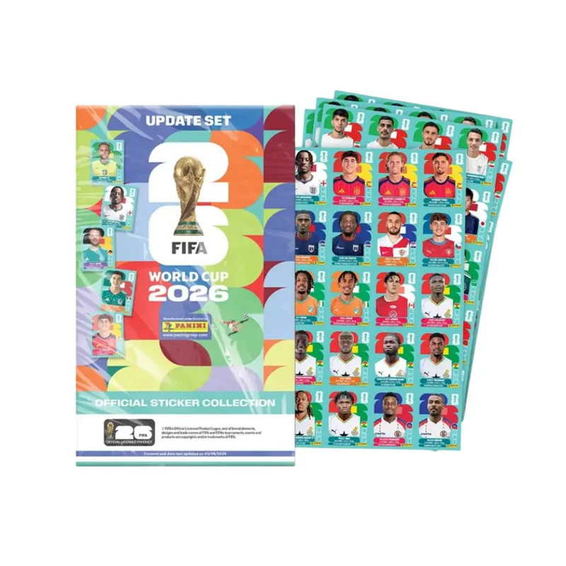 Kit de Actualización Álbum Panini Mundial FIFA 2026 - Set Completo 120 Láminas