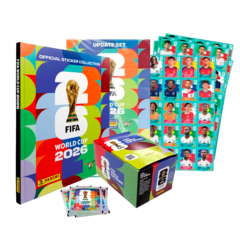 Combo Álbum Mundial 2026 Pasta Dura+ Caja de Sobres+ Kit de actualización