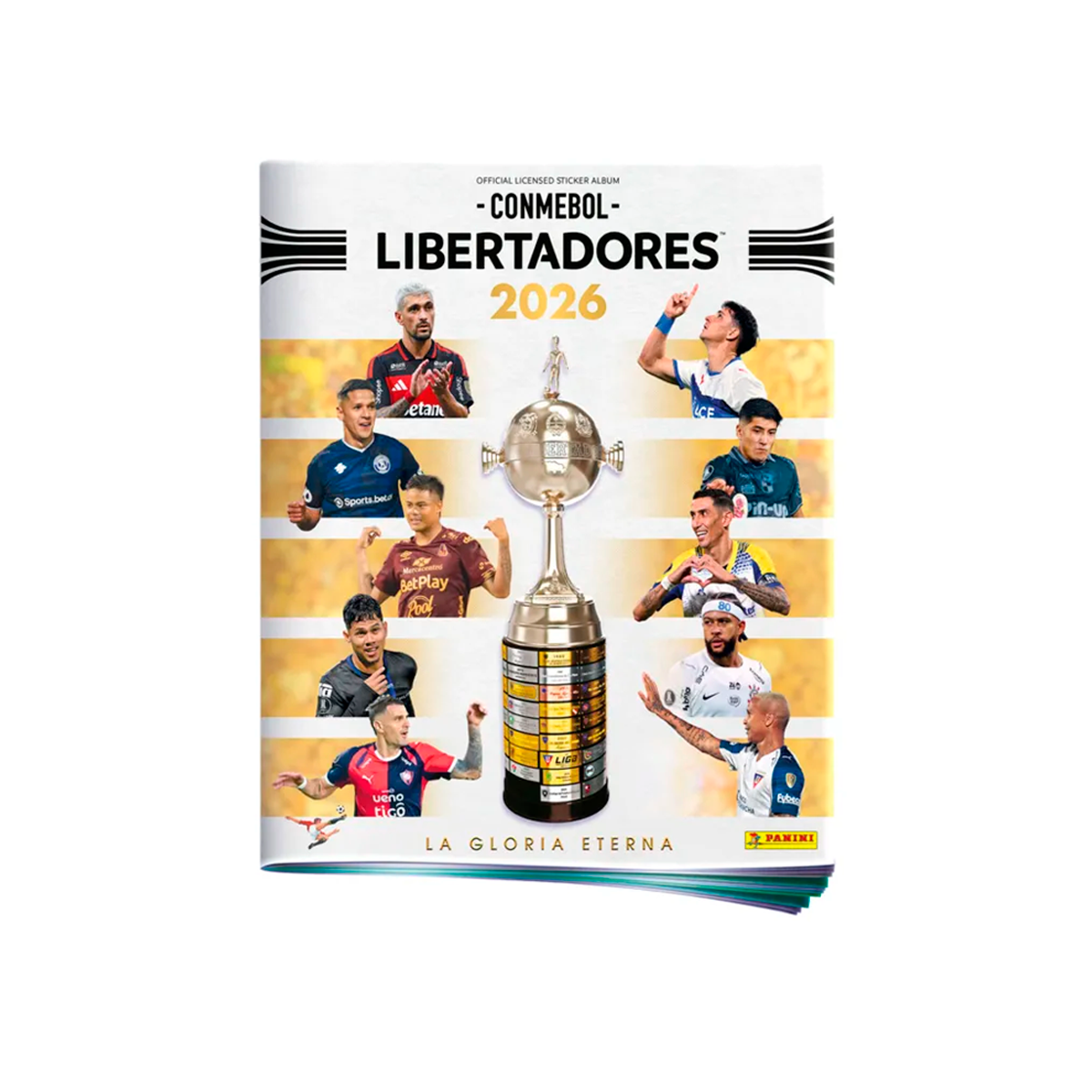 Set Completo CONMEBOL Libertadores 2026 Panini – Álbum Tapa Blanda + 443 Láminas a Pegar + 78 Cartas - Image 2