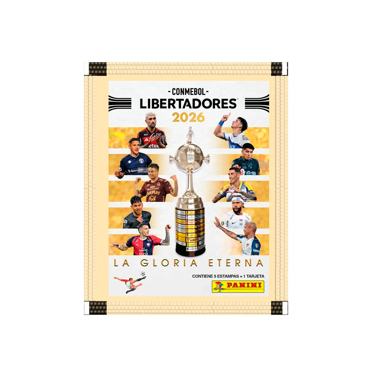 Caja Display x 50 Sobres CONMEBOL Libertadores 2026 Panini – Colección Stickers + Cards - Image 3